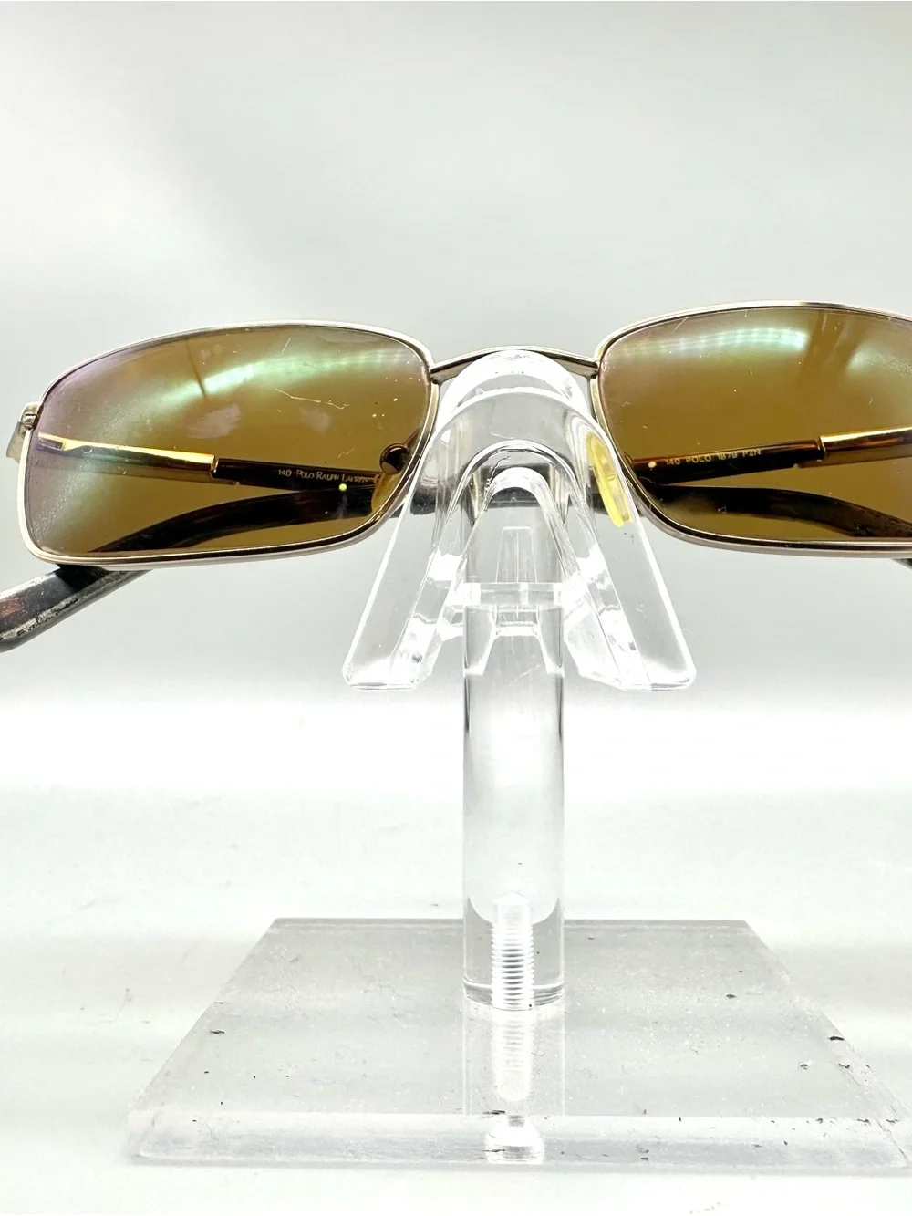 Polo Ralph Lauren 1879 P2N Rectangular Gold Tortoise 140mm Mens Frame Only